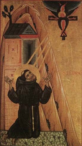 MASTER of San Francesco Bardi St Francis Receiving the Stigmata